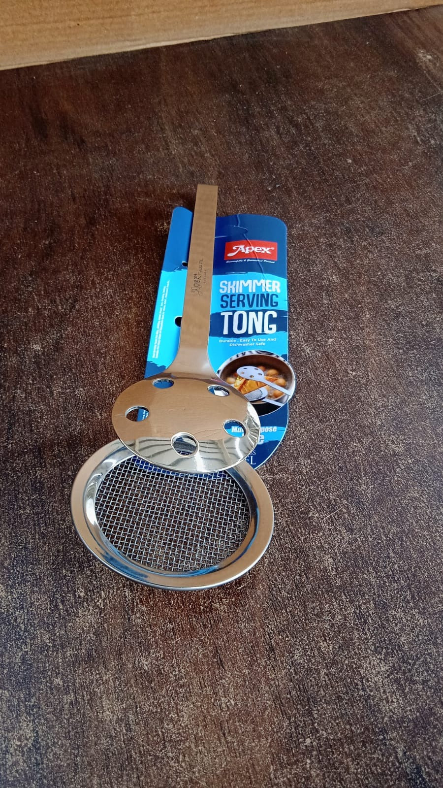 Apex Stainless Steel Skimmer Serving Tong Apex Stainless Steel Skimmer Serving Tong